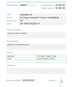 EZP-3P 24mg – (10 vials/Kit)