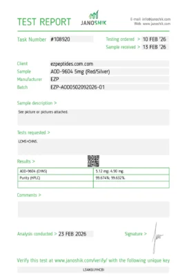 where to buy AOD-9604 5MG - Ez Peptides