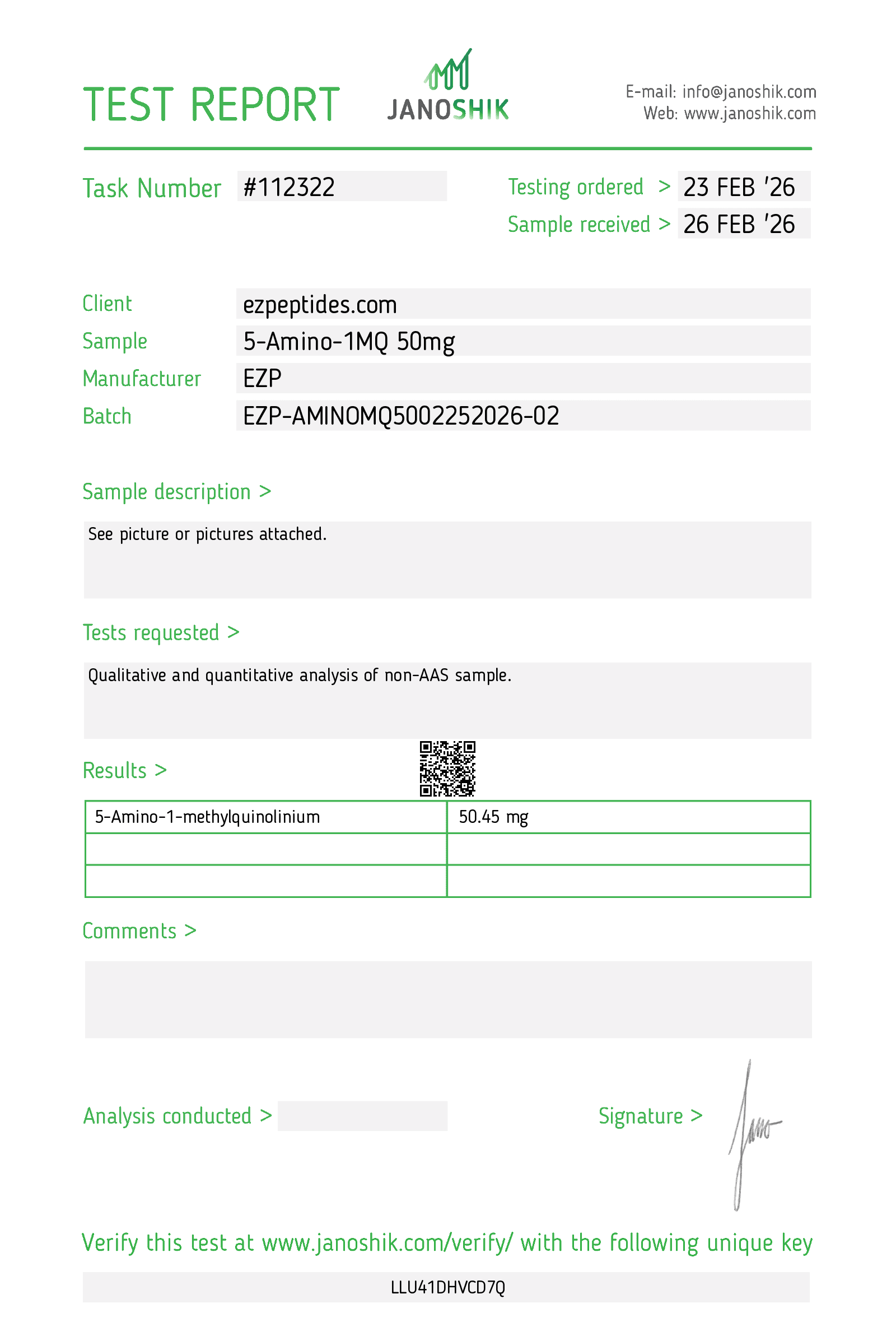 Test-Report-112322-1-5-Amino-1MQ 50mg