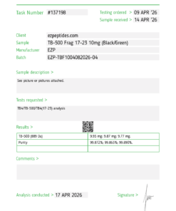 TB-500 Frag 17-23 10mg - Ez Peptides